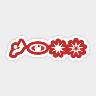 Pew-Pew! Red Leader Sticker